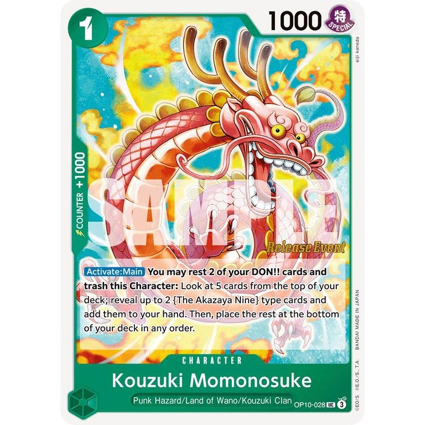 Image for Kouzuki Momonosuke (028) (OP10-028) (OP10 RE) - One Piece Card Game