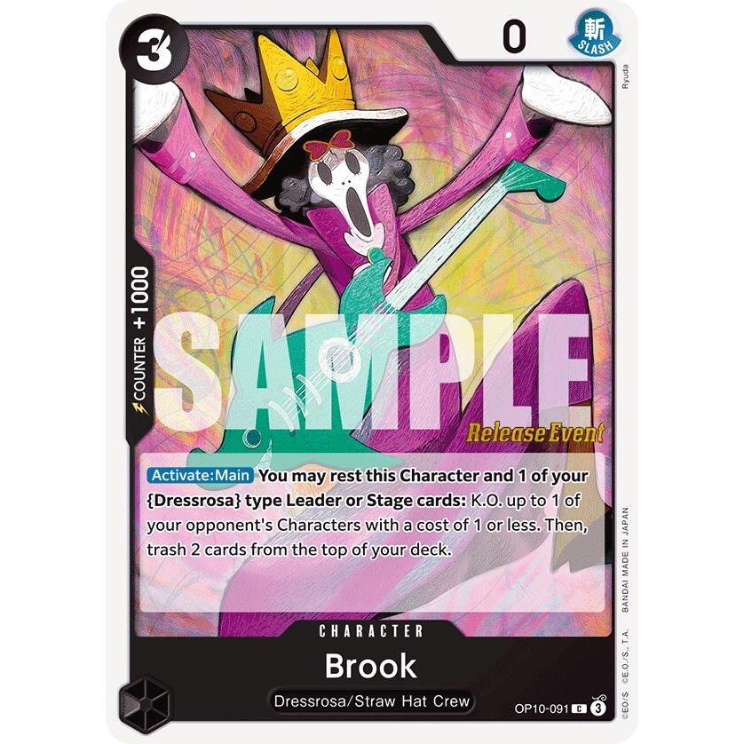 Image for Brook (091) (OP10-091) (OP10 RE) - One Piece Card Game