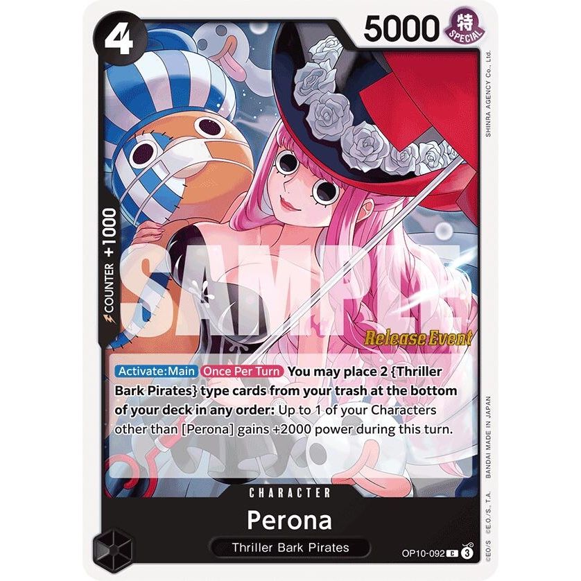 Image for Perona (092) (OP10-092) (OP10 RE) - One Piece Card Game