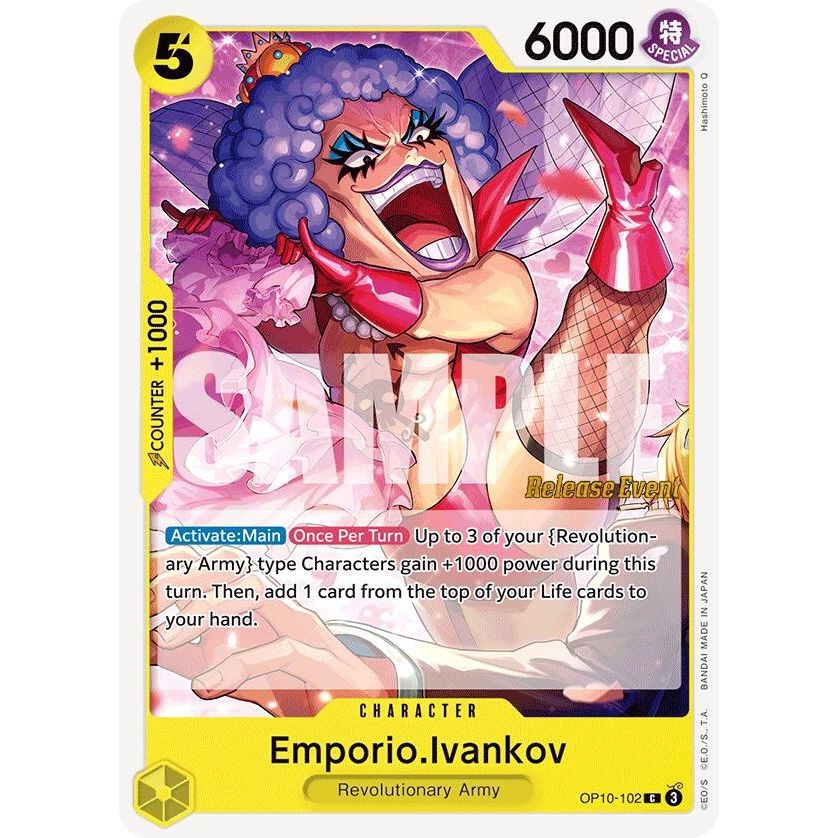 Image for Emporio.Ivankov (OP10-102) (OP10 RE) - One Piece Card Game