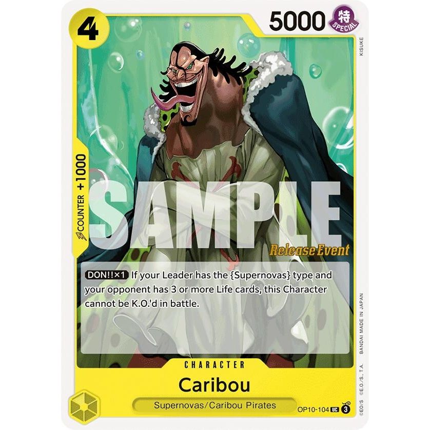 Image for Caribou (OP10-104) (OP10 RE) - One Piece Card Game