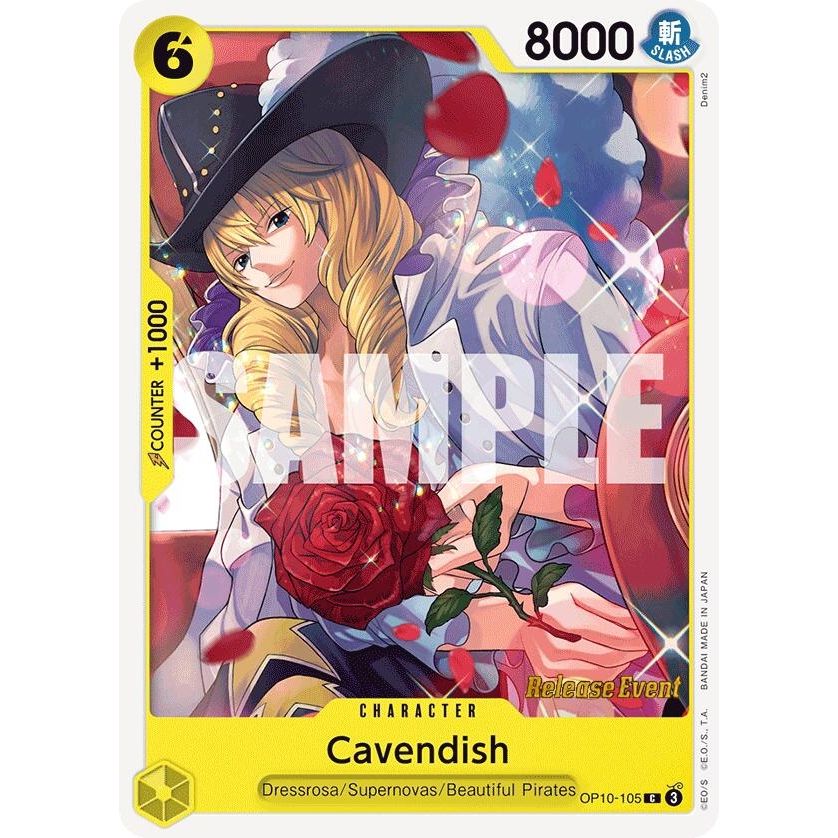 Image for Cavendish (105) (OP10-105) (OP10 RE) - One Piece Card Game