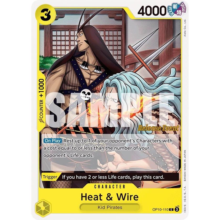 Image for Heat & Wire (OP10-110) (OP10 RE) - One Piece Card Game