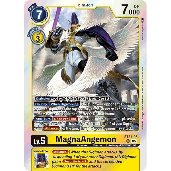 Image for MagnaAngemon (ST21-06 SR) (ST-21) - Digimon Card Game