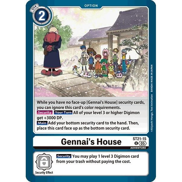 Image for Gennai's House (ST21-15 U) (ST-21) - Digimon Card Game