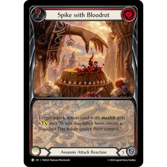 Image for Spike with Bloodrot - FAB324 (FAB324) (PR) - Flesh and Blood TCG