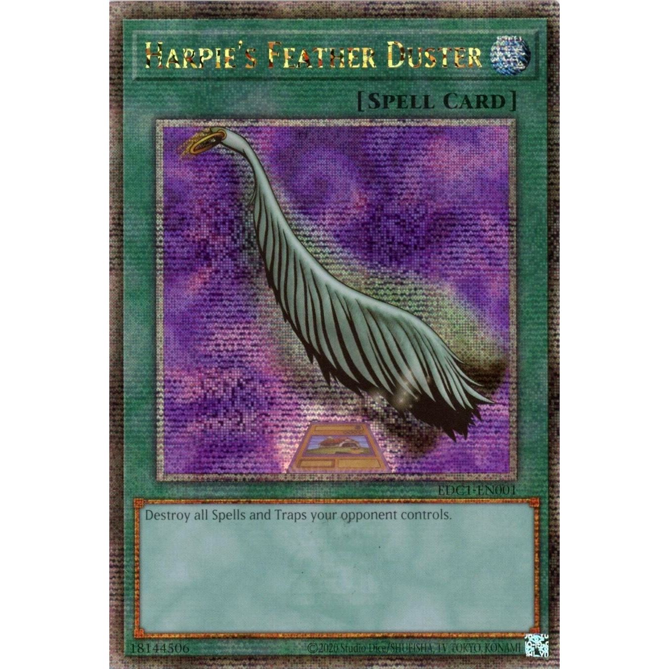 Image for Harpie's Feather Duster (Alternate Art) (EDC1-EN001) (EDC1) - YuGiOh