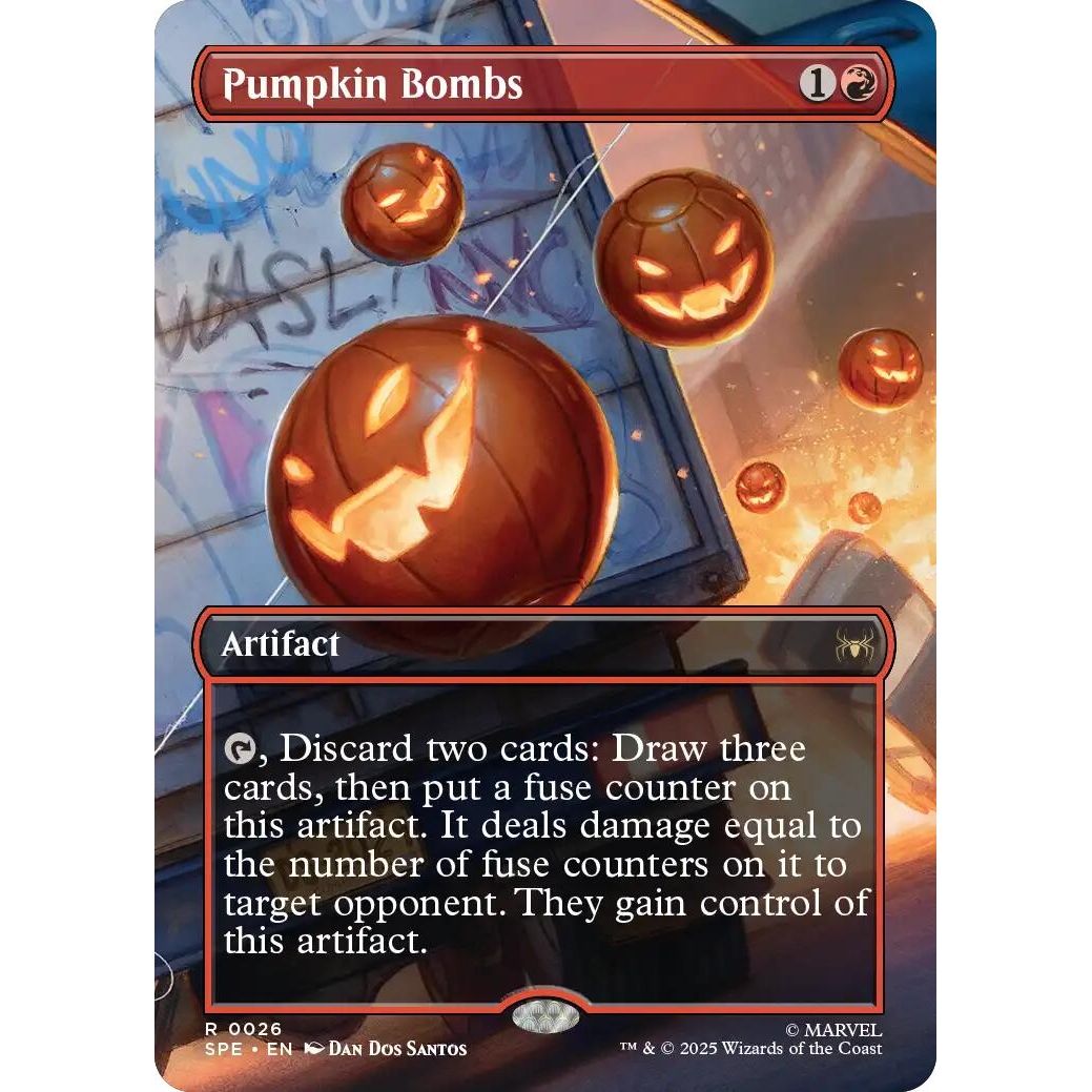 Image for Pumpkin Bombs (Borderless) (26) (SPE) - Magic: The Gathering