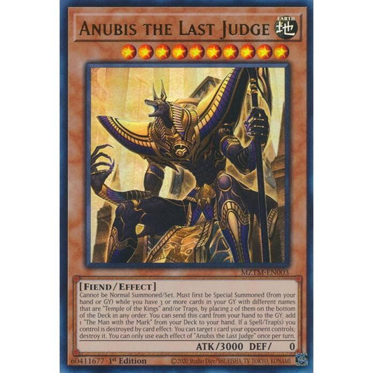 Image for Anubis the Last Judge (MZTM-EN003) (MZTM) - YuGiOh