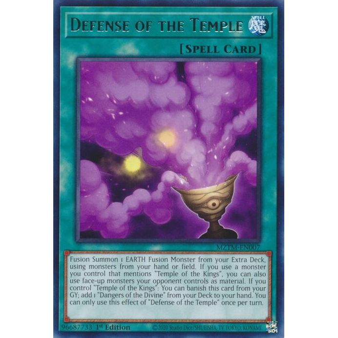 Image for Defense of the Temple (MZTM-EN007) (MZTM) - YuGiOh