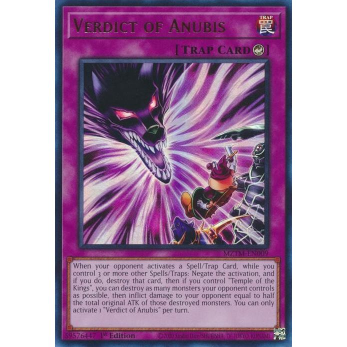 Image for Verdict of Anubis (MZTM-EN009) (MZTM) - YuGiOh