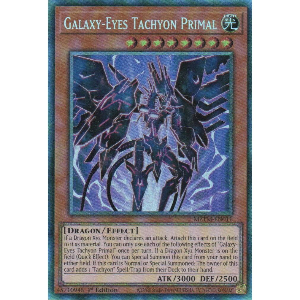 Image for Galaxy-Eyes Tachyon Primal (CR) (MZTM-EN011) (MZTM) - YuGiOh