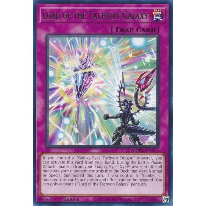 Image for Lord of the Tachyon Galaxy (MZTM-EN017) (MZTM) - YuGiOh