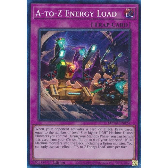Image for A-to-Z Energy Load (CR) (MZTM-EN024) (MZTM) - YuGiOh