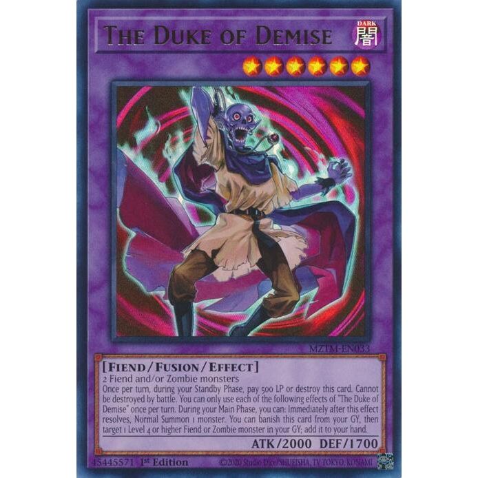 Image for The Duke of Demise (MZTM-EN033) (MZTM) - YuGiOh