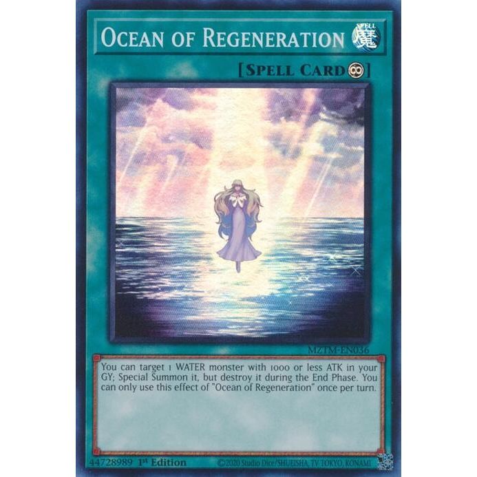 Image for Ocean of Regeneration (MZTM-EN036) (MZTM) - YuGiOh