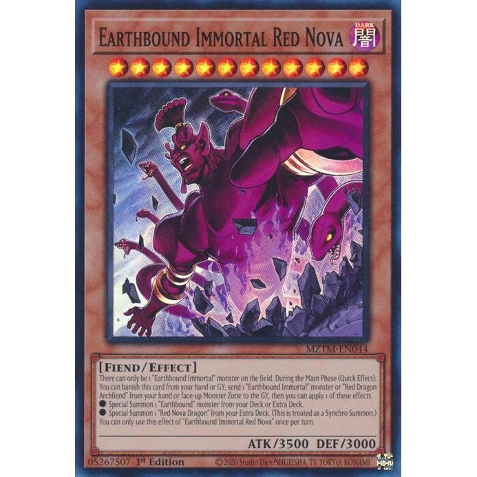 Image for Earthbound Immortal Red Nova (MZTM-EN044) (MZTM) - YuGiOh