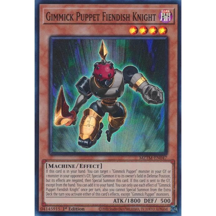 Image for Gimmick Puppet Fiendish Knight (MZTM-EN047) (MZTM) - YuGiOh