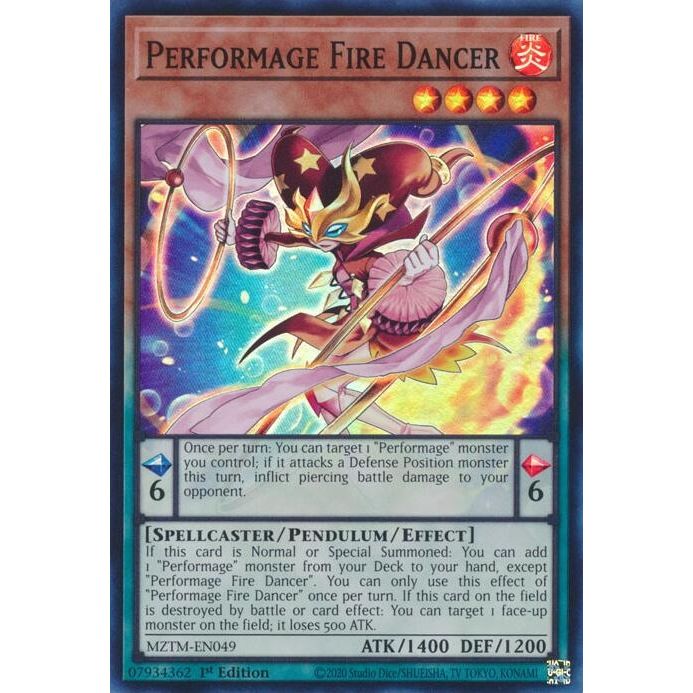 Image for Performage Fire Dancer (MZTM-EN049) (MZTM) - YuGiOh