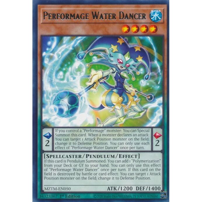 Image for Performage Water Dancer (MZTM-EN050) (MZTM) - YuGiOh