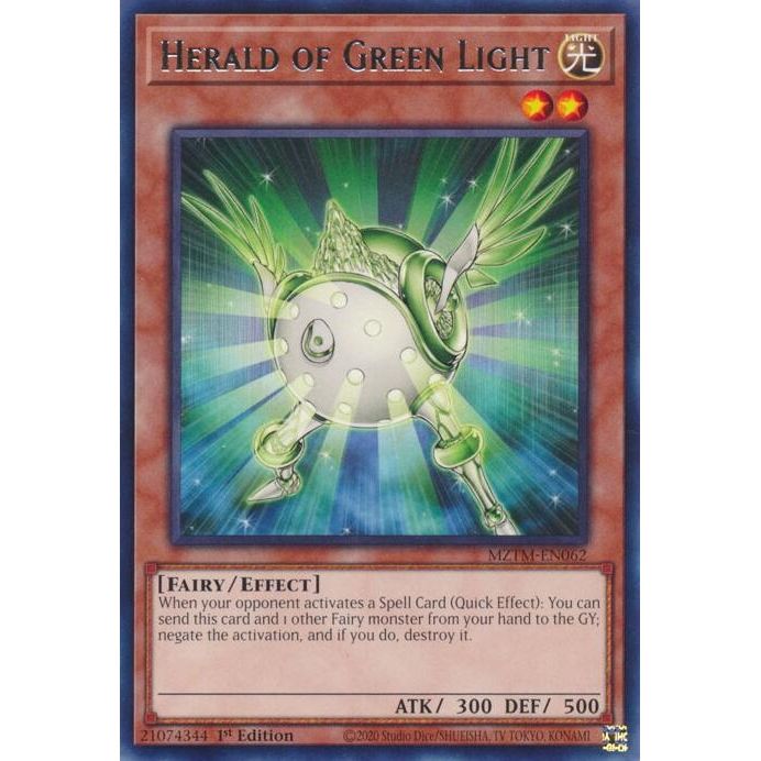 Image for Herald of Green Light (MZTM-EN062) (MZTM) - YuGiOh