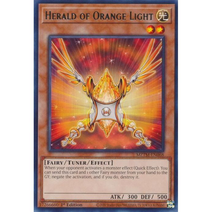 Image for Herald of Orange Light (MZTM-EN068) (MZTM) - YuGiOh