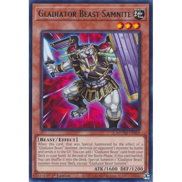 Image for Gladiator Beast Samnite (MZTM-EN069) (MZTM) - YuGiOh