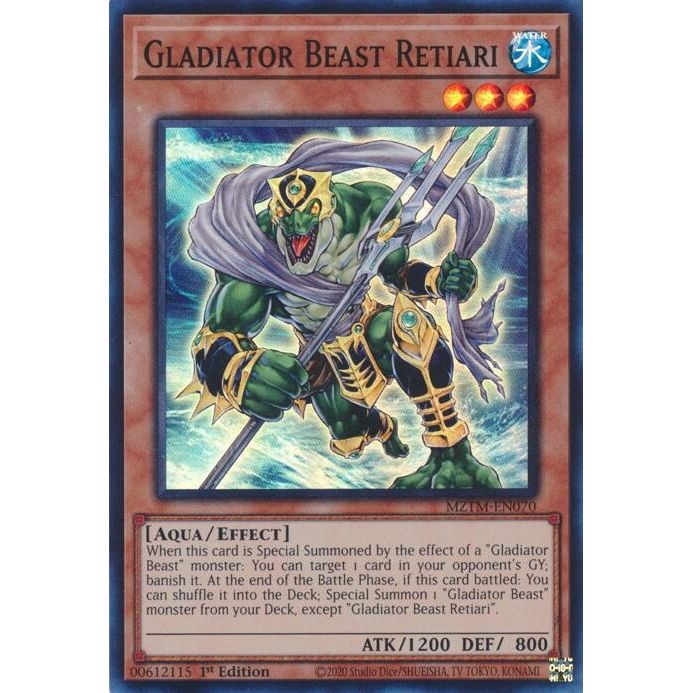Image for Gladiator Beast Retiari (MZTM-EN070) (MZTM) - YuGiOh