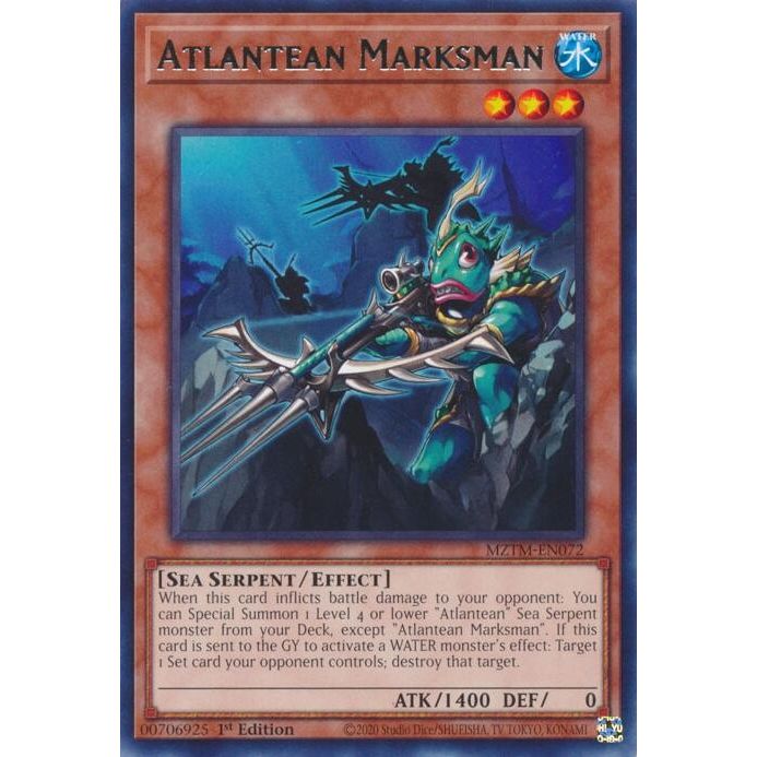 Image for Atlantean Marksman (MZTM-EN072) (MZTM) - YuGiOh