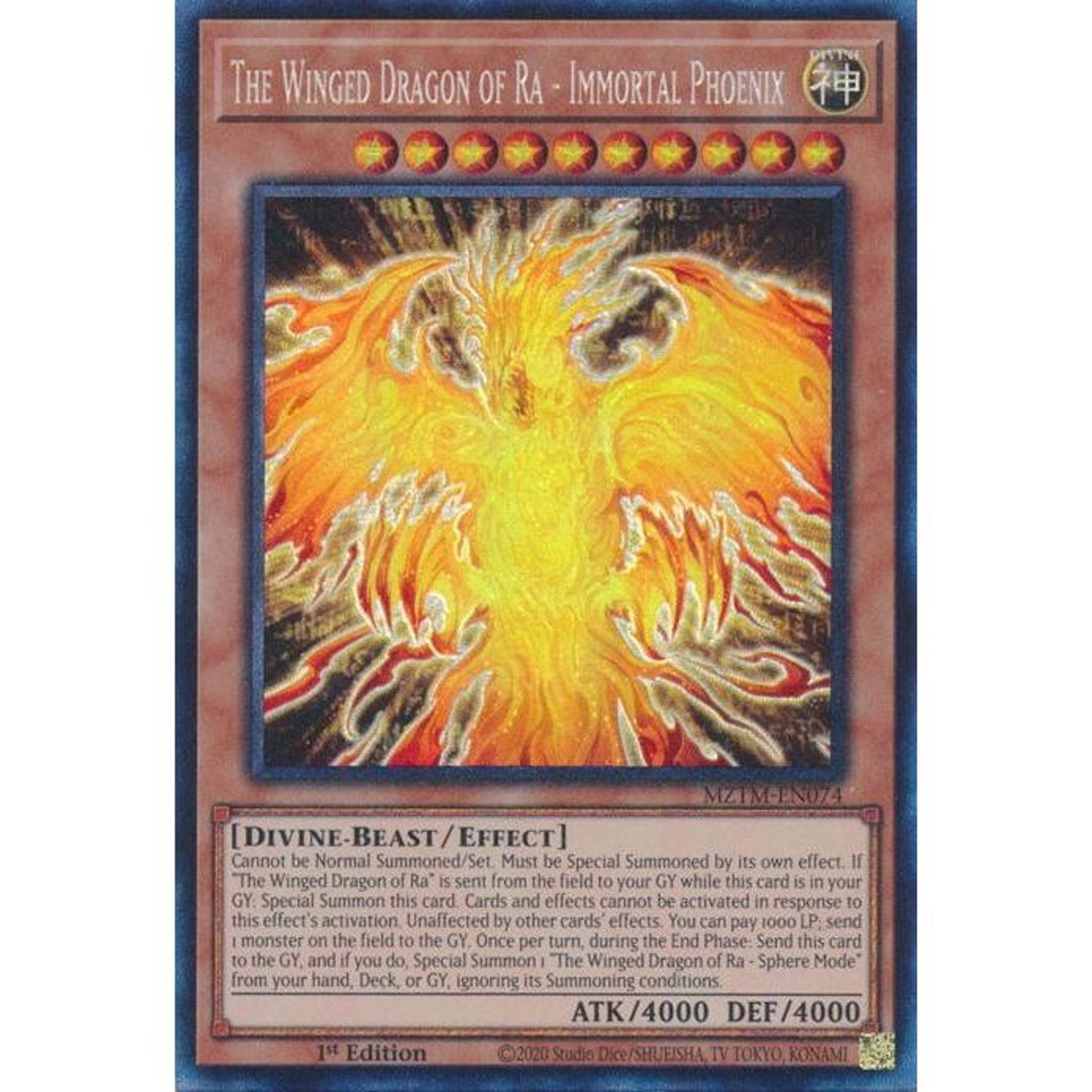 Image for The Winged Dragon of Ra - Immortal Phoenix (CR) (MZTM-EN074) (MZTM) - YuGiOh