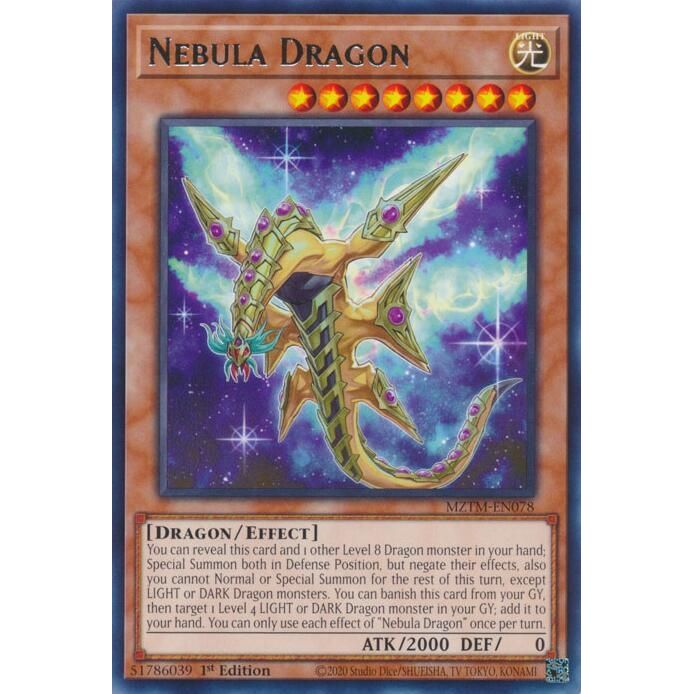 Image for Nebula Dragon (MZTM-EN078) (MZTM) - YuGiOh