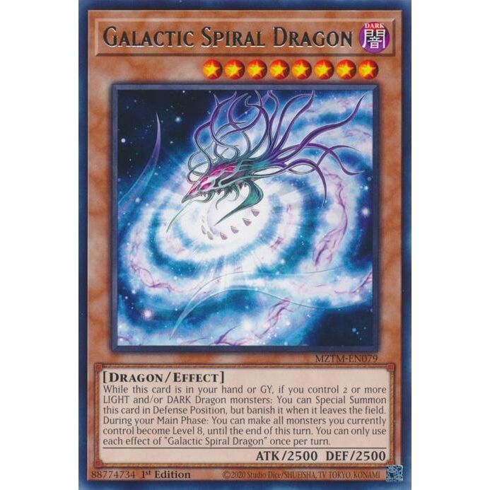 Image for Galactic Spiral Dragon (MZTM-EN079) (MZTM) - YuGiOh