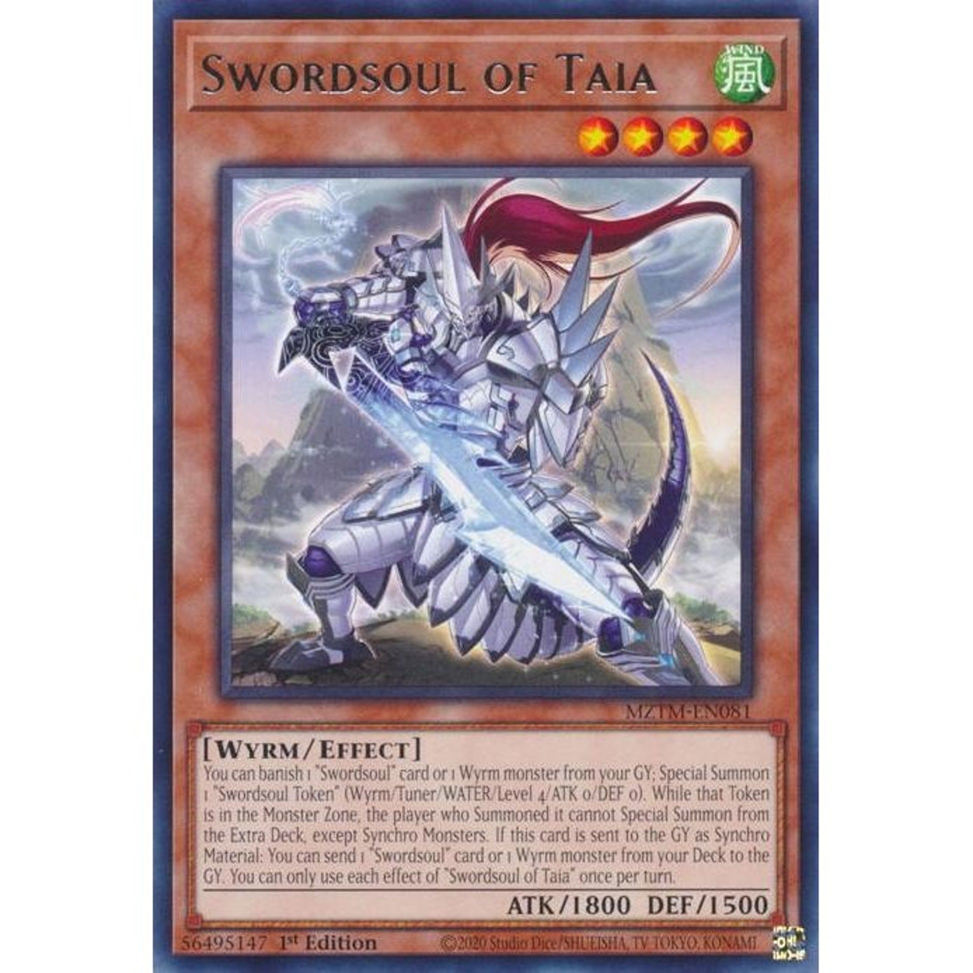 Image for Swordsoul of Taia (MZTM-EN081) (MZTM) - YuGiOh