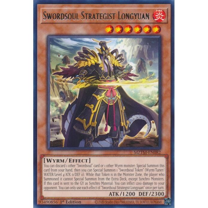 Image for Swordsoul Strategist Longyuan (MZTM-EN082) (MZTM) - YuGiOh