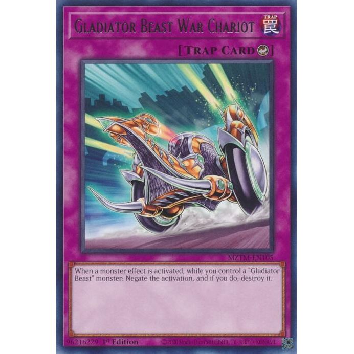 Image for Gladiator Beast War Chariot (MZTM-EN105) (MZTM) - YuGiOh