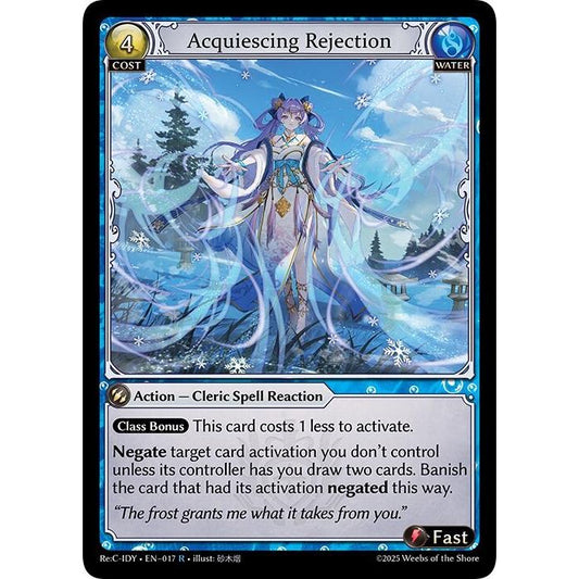 Image for Acquiescing Rejection (017) (IDLCRS) - Grand Archive TCG