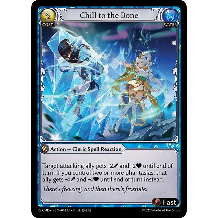 Image for Chill to the Bone (018) (IDLCRS) - Grand Archive TCG
