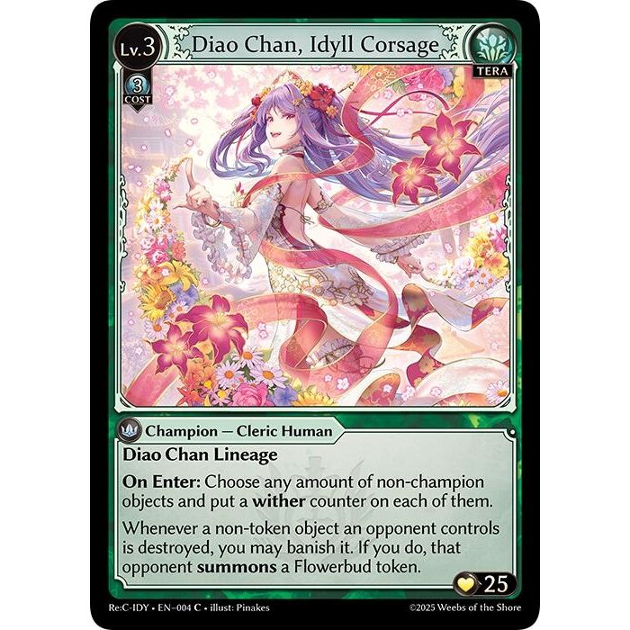 Image for Diao Chan, Idyll Corsage (004) (IDLCRS) - Grand Archive TCG
