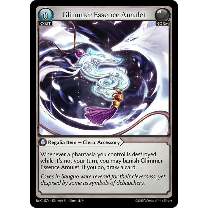Image for Glimmer Essence Amulet (006) (IDLCRS) - Grand Archive TCG