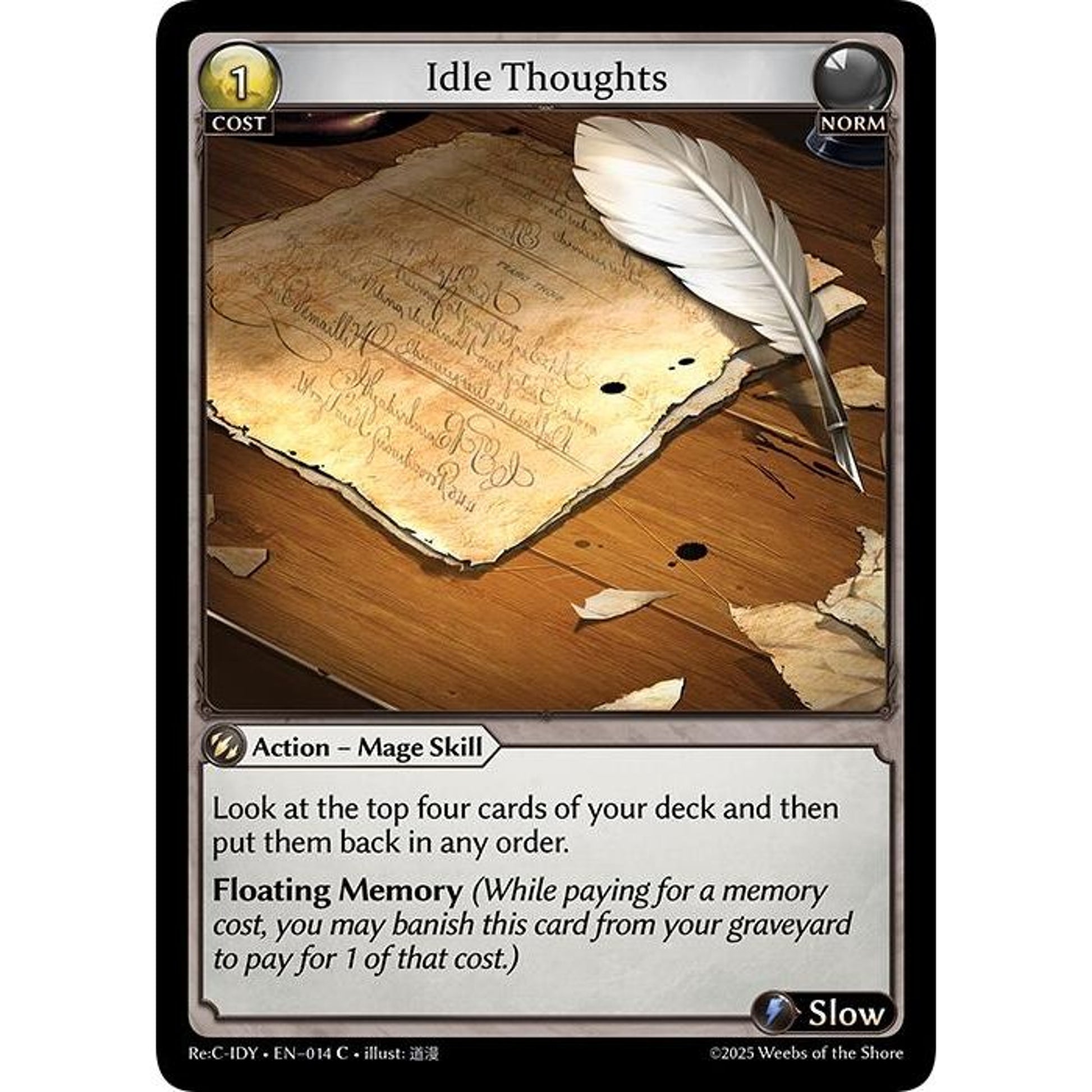Image for Idle Thoughts (014) (IDLCRS) - Grand Archive TCG
