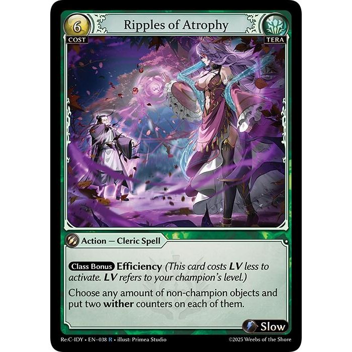 Image for Ripples of Atrophy (038) (IDLCRS) - Grand Archive TCG