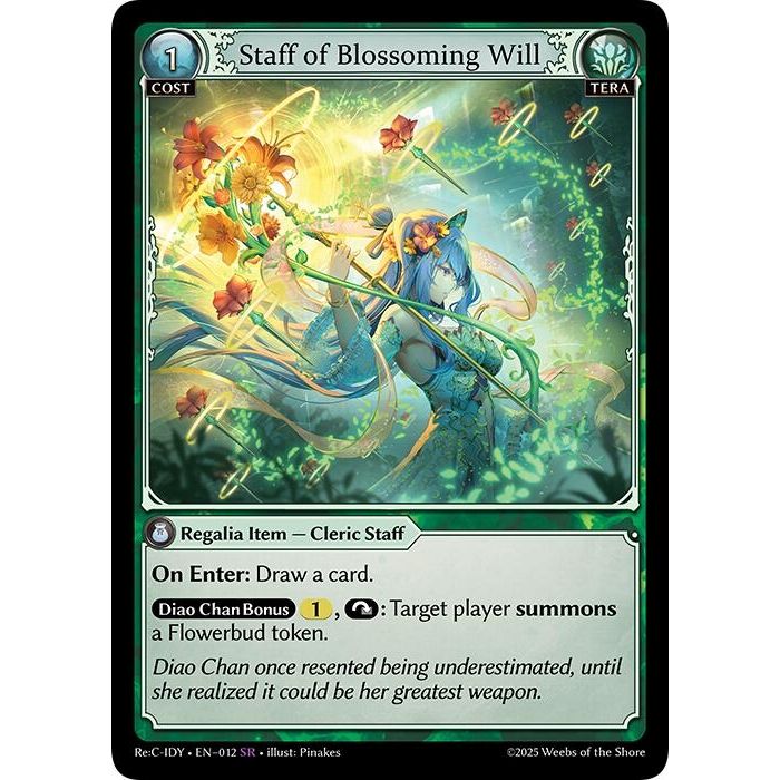 Image for Staff of Blossoming Will (012) (IDLCRS) - Grand Archive TCG