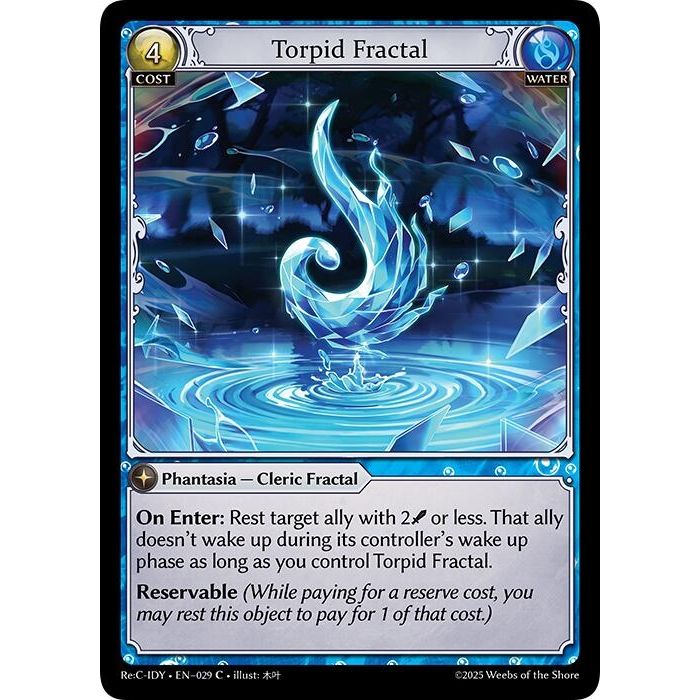 Image for Torpid Fractal (029) (IDLCRS) - Grand Archive TCG