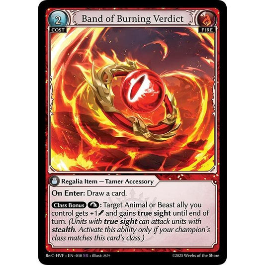 Image for Band of Burning Verdict (010) (HVNFV) - Grand Archive TCG