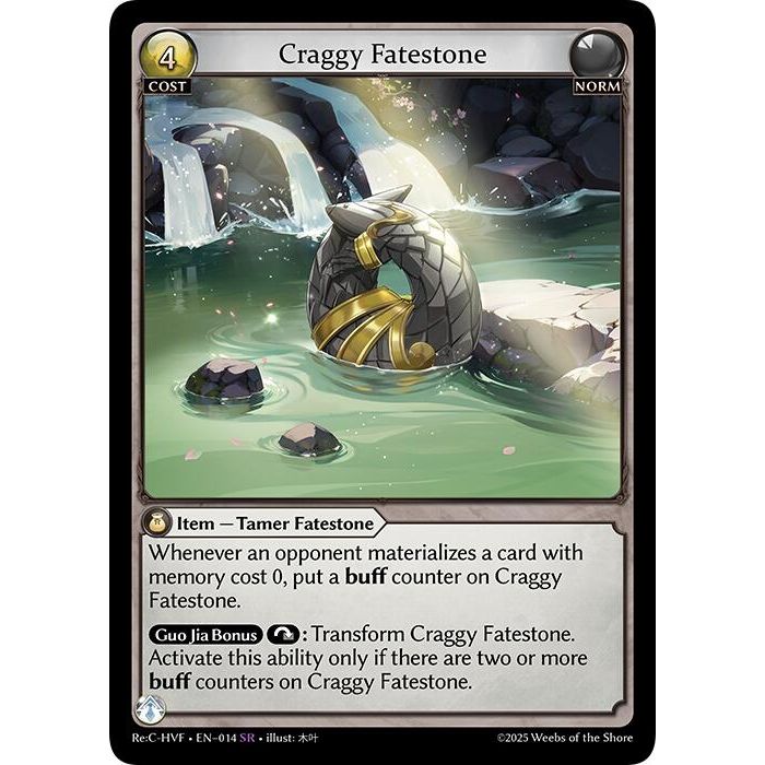 Image for Craggy Fatestone (014) (HVNFV) - Grand Archive TCG
