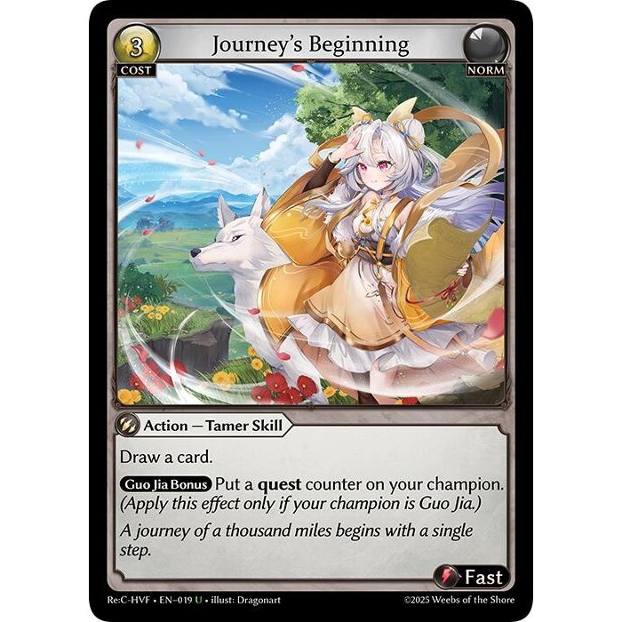 Image for Journey's Beginning (019) (HVNFV) - Grand Archive TCG