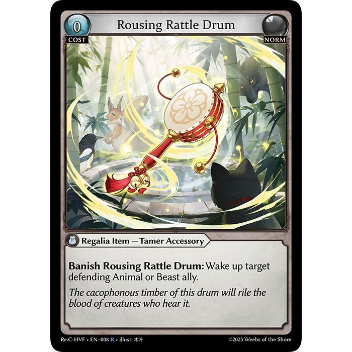 Image for Rousing Rattle Drum (008) (HVNFV) - Grand Archive TCG