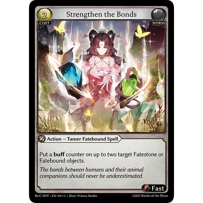 Image for Strengthen the Bonds (021) (HVNFV) - Grand Archive TCG