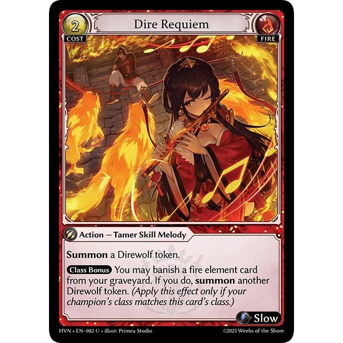 Image for Dire Requiem (082) (HVN) - Grand Archive TCG