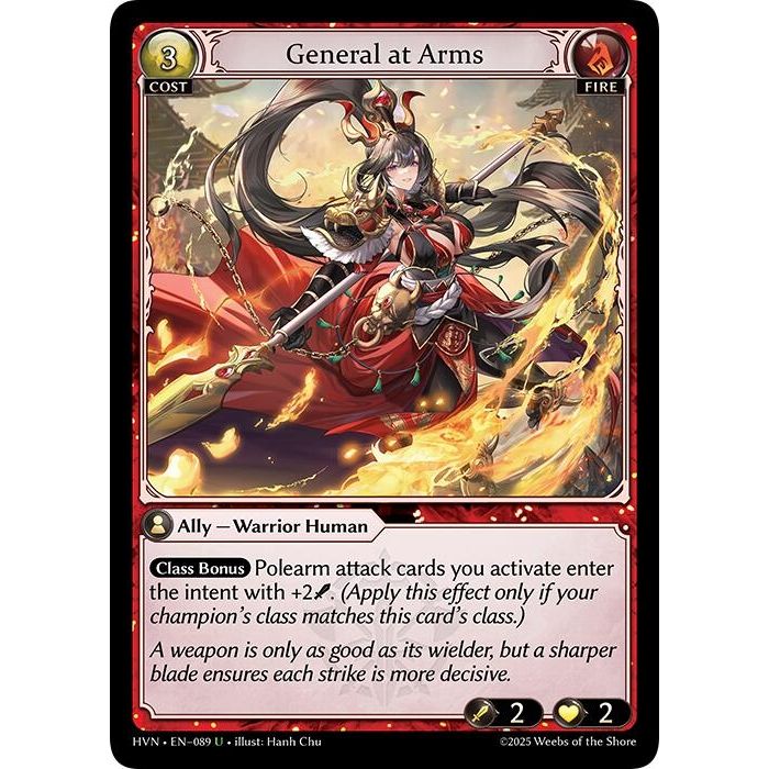 Image for General at Arms (089) (HVN) - Grand Archive TCG